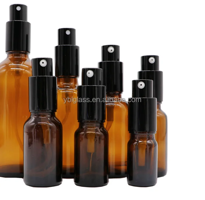 blue violet 50ml 30ml  100ml tincture glass bottle amber easy carry use with plastic white black mist sprayer