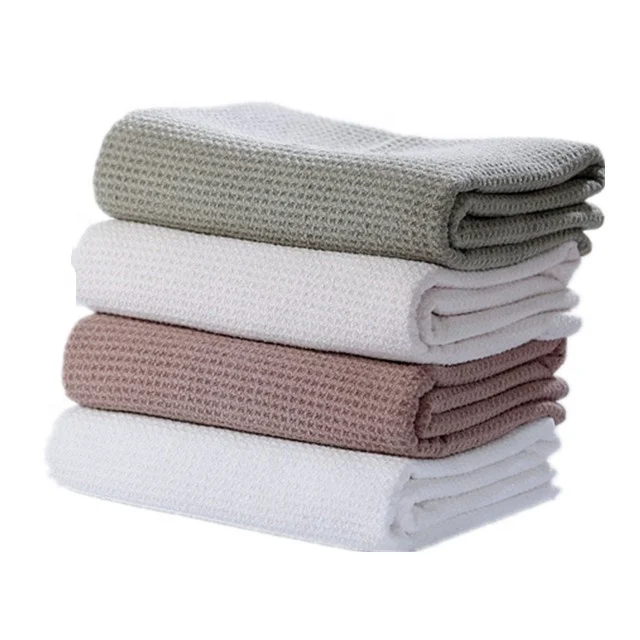 Полотенце-тюрбан из микрофибры с вафельным плетением