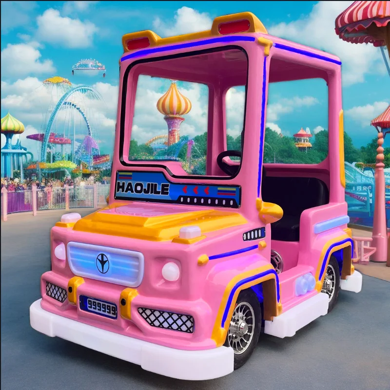 Haojile G-Class Electric Bumper Car for Kids with LED Lights Ideal for Indoor Play Areas Shopping Malls and Tourist Attractions