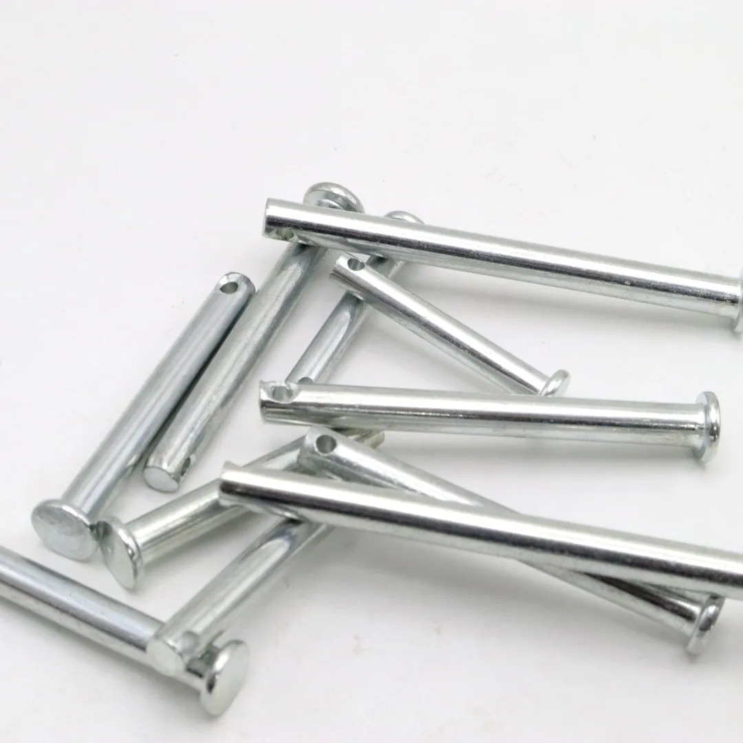 Pin shaft with holes DIN1434 Clevis Pin With Small Head And Split Pin Hole Carbon