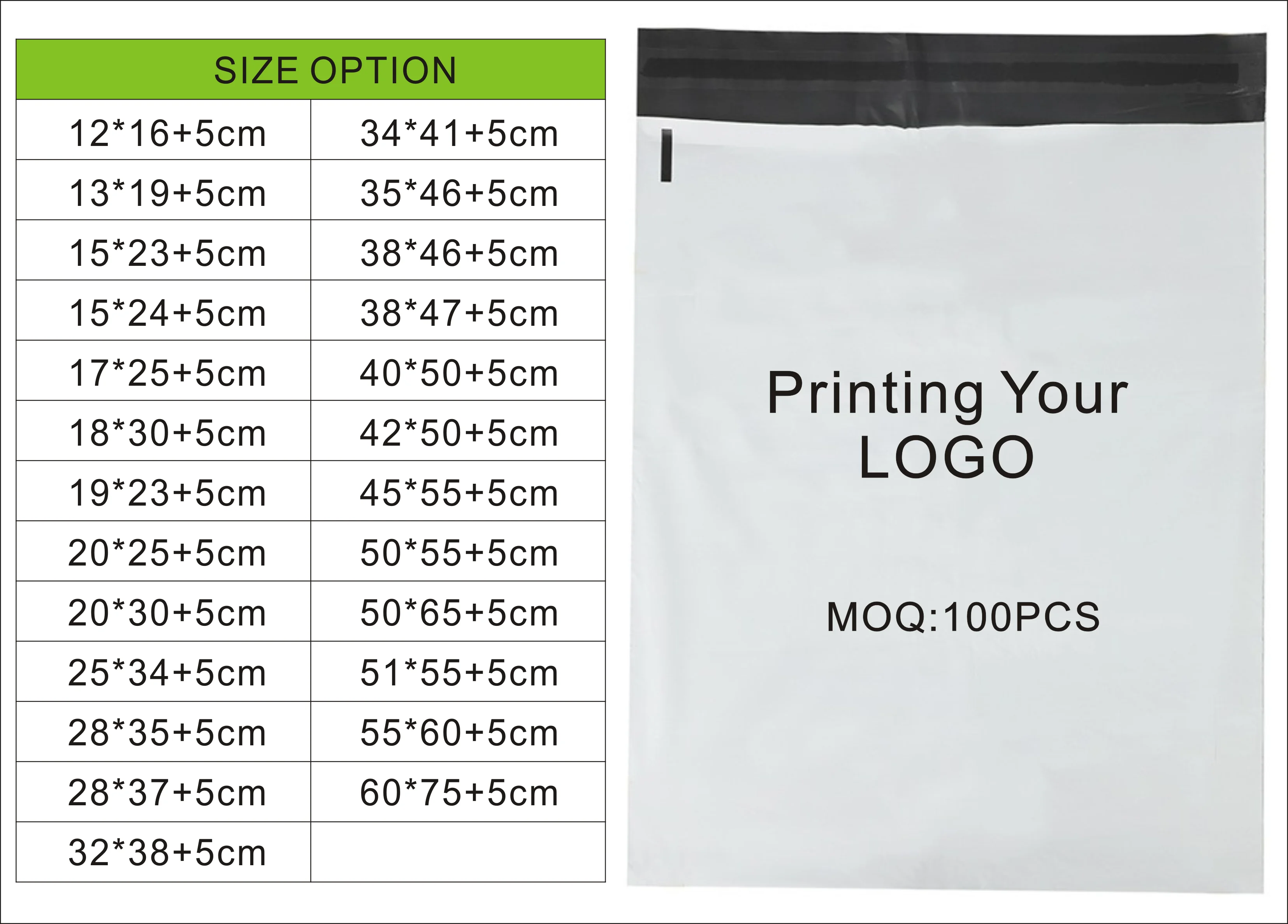 Custom Biodegradable Polly Mailer Bags Waterproof Plastic Shipping Packaging Bags Poly Mailing Bags For Underwear Clothing