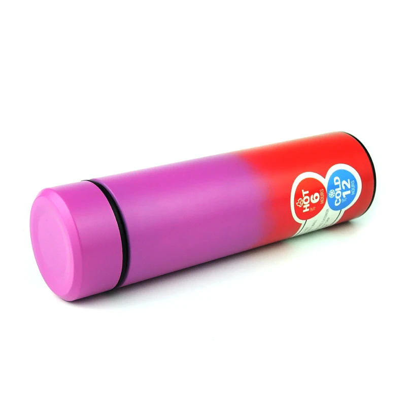 500ml LED Smart Temperature display Reminder termos Vacuum insulation Stainless Steel Water Bottle with Custom