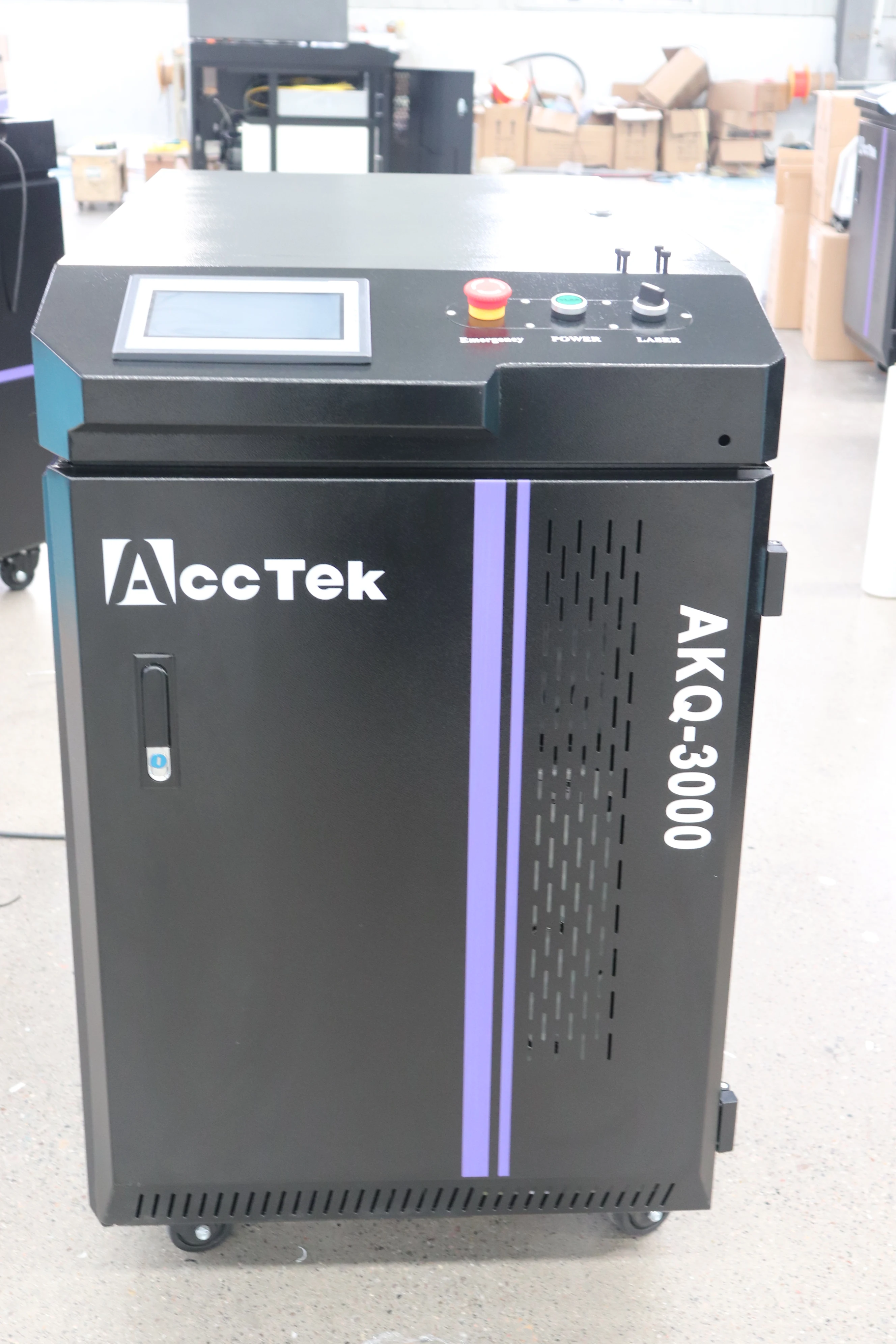 3000w Continuous Fiber Laser Cleaning Machines for Rust Coating Oily stains Paints Varnish Graffiti Removing