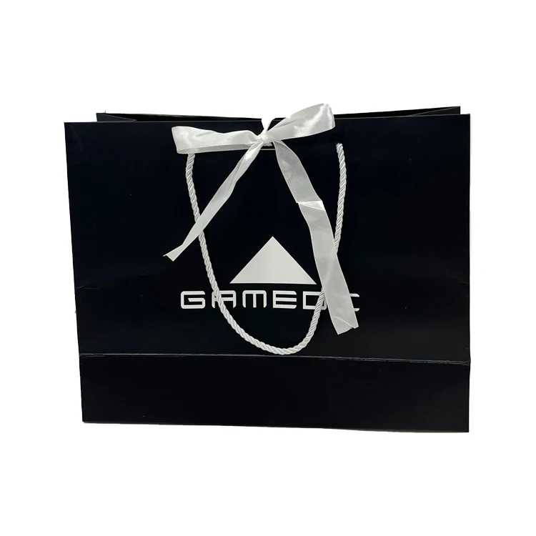 2023 Customized Luxury Shopping Paper Bag Gift Packaging Bag With Logo Print for Clothes