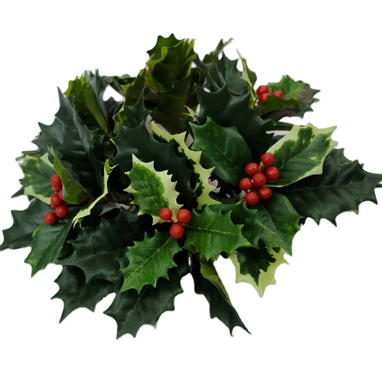 New pattern Small wreath Holly artificial crafts wired flowers for Home Decorating or wedding