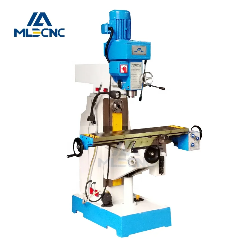 multifunction milling and drilling machine ZX7550cw universal horizontal/vertical milling machine ce certification
