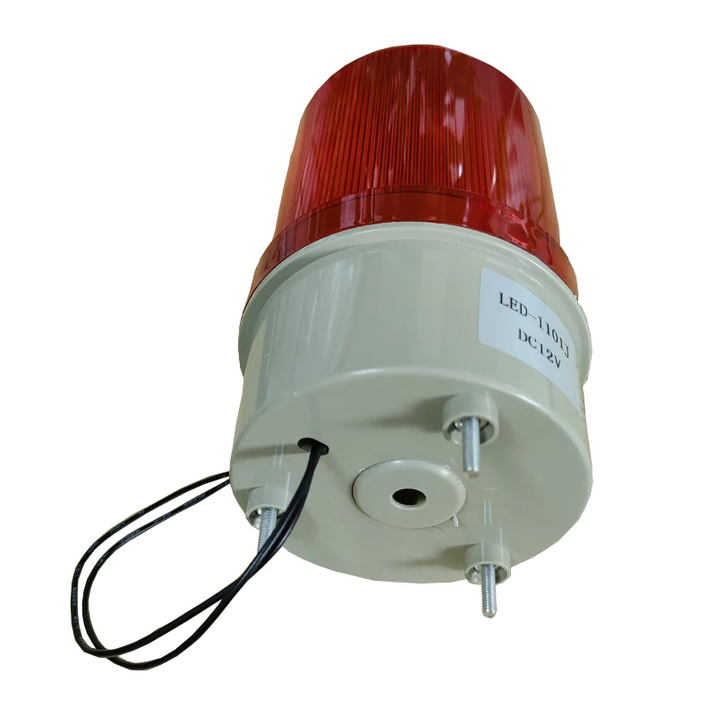 Rotary Audible And Visual Alarm Horn Warning Light Audible And Visual Alarm Perimeter Intrusion Alarm System Electric Fenc kit