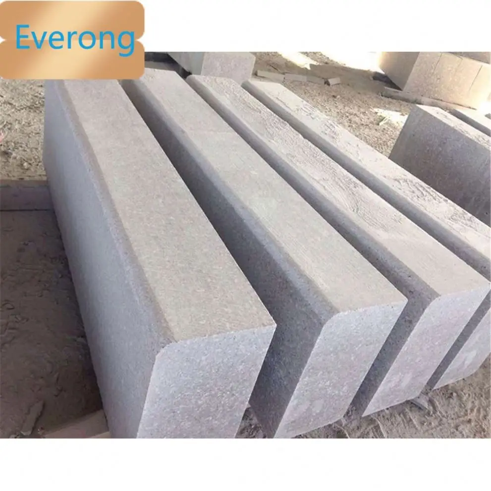 Chinese Gray Border Road Granite Curb Stones, Kerb Stone