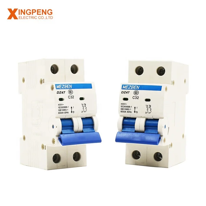 C45 63amp single phase 1p 2p 3p 4p mcb dc ac mini copper high quality circuit breaker