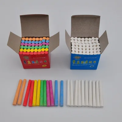 Blackboard dustless color white chalk kid washable drawing chalk