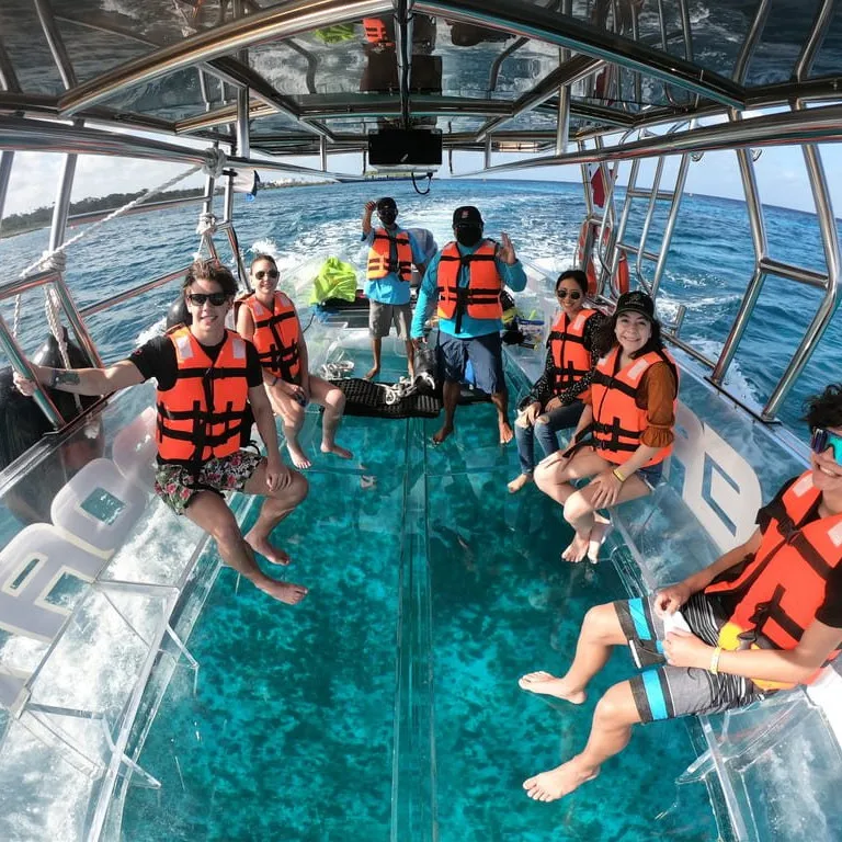 Fangke transparent tour boats with polycarbonate boat windows for sale