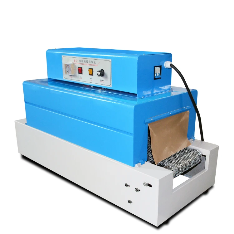 Large Capacity Laser Book Skateboards Shoe Phone Box Tray Bath Bomb Soap POF PE Film Packing Steam Thermal Shrink Wrap Machine