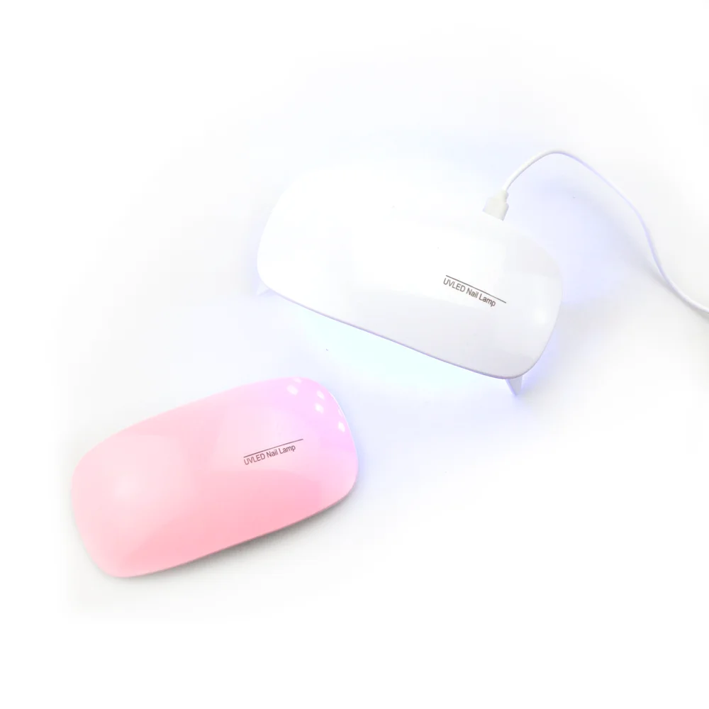 Mini 6W USB Rechargeable Portable Smart Sensing Nail Polish Quick-drying UV LED Manicure Lamp