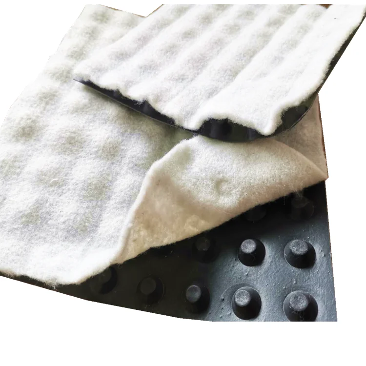 Low price HDPE Drainage Board with geotextile
