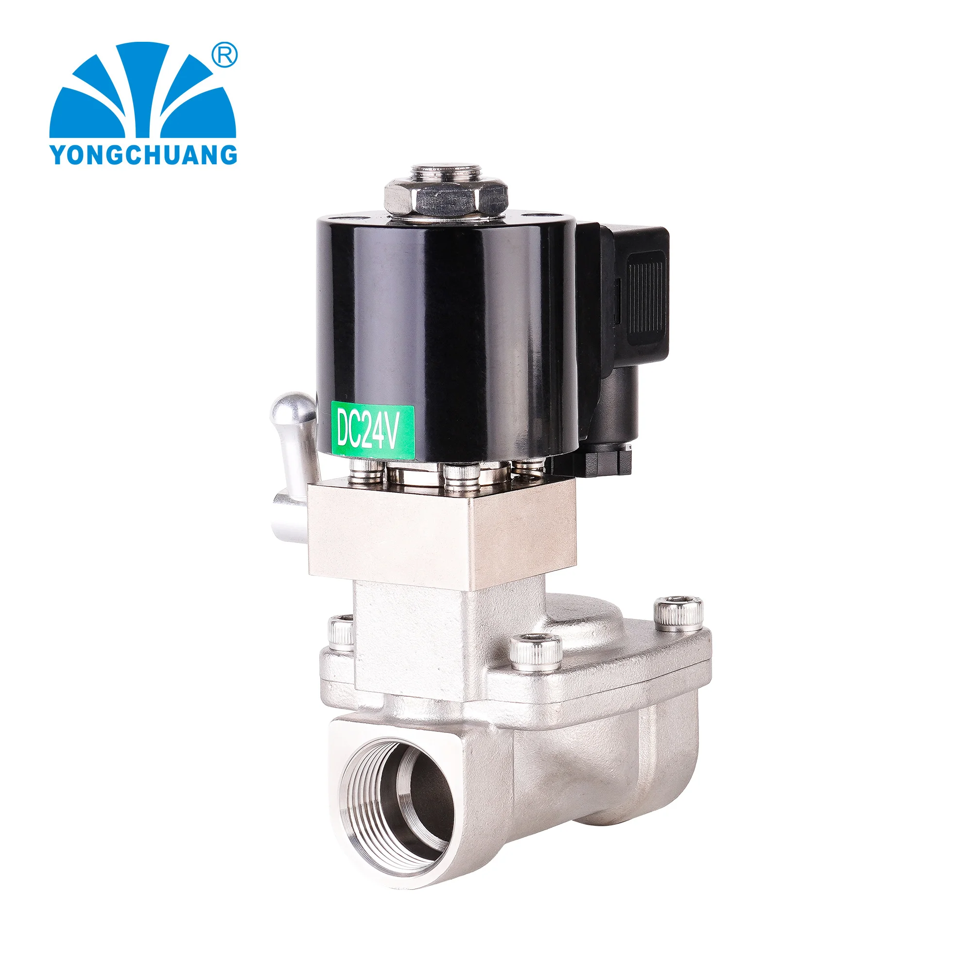 Yongchuang  YCXF44 fire fighting fire extinguisher  manifold solenoid valve with manual switch and signal feedback function