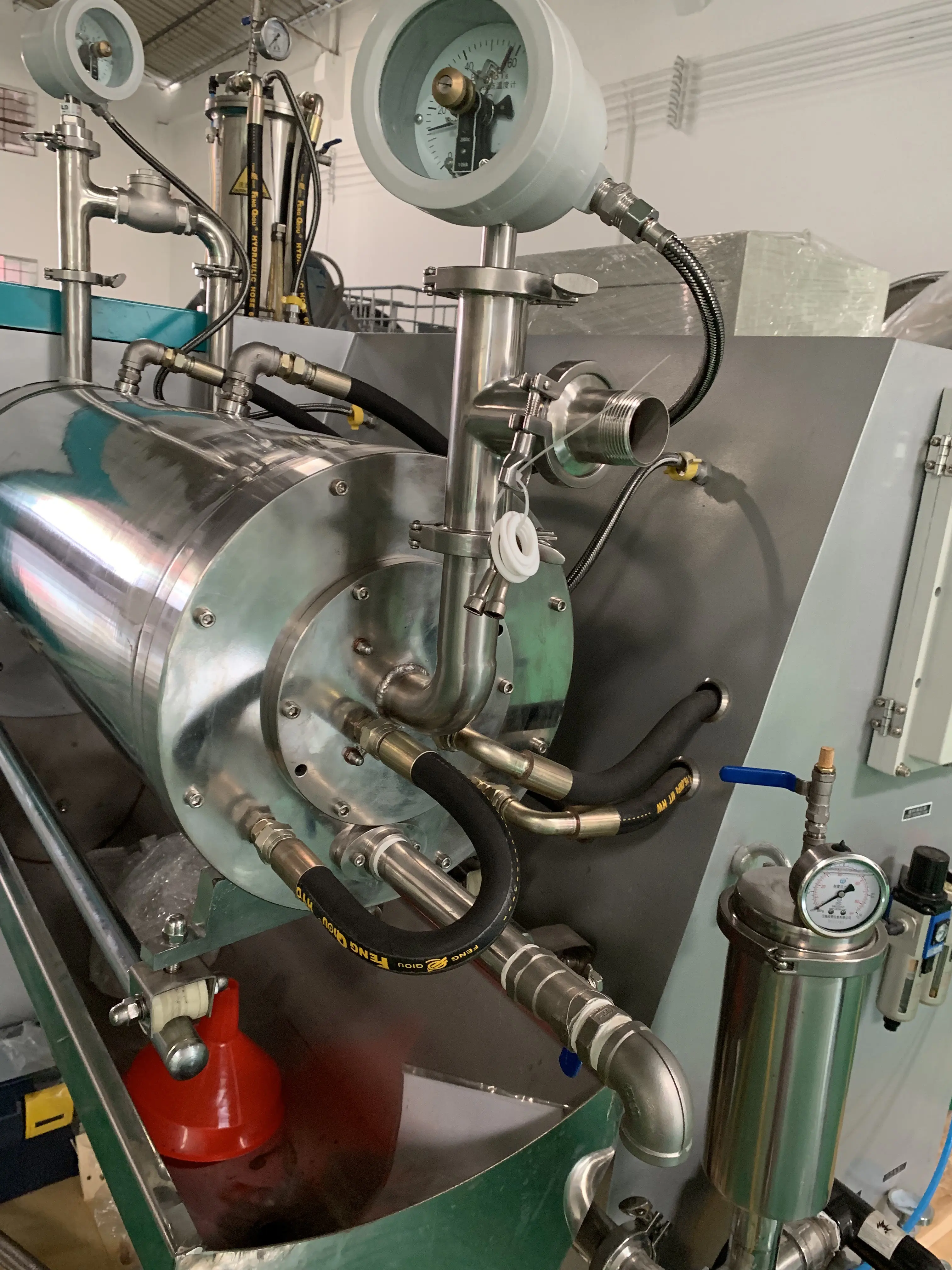 large flow rate static sand mill grinding machine wear resistant hard alloy excellent temperature control water-base