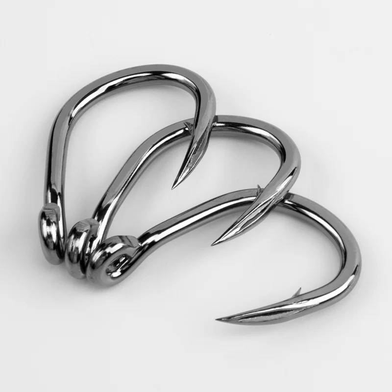 high quality sea fishing carbon steel single hook 13 size 1/0-10-0 1# 2# 4# saltwater fishing hook Cut Gorilla