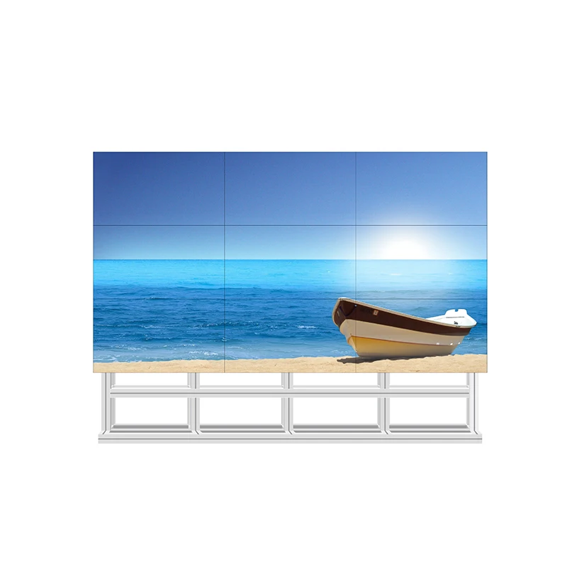 Floor Stand 3x3 5.3mm bezel Lcd Panel Led Video Wall With Full 1920*1080