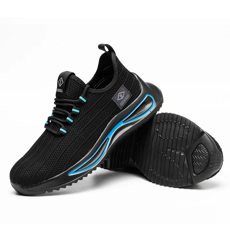 Construction Lightweight Steel Toe Work Shoes  Safety Man Industrial Safty Shoes  ppe Sports Safety Shoes