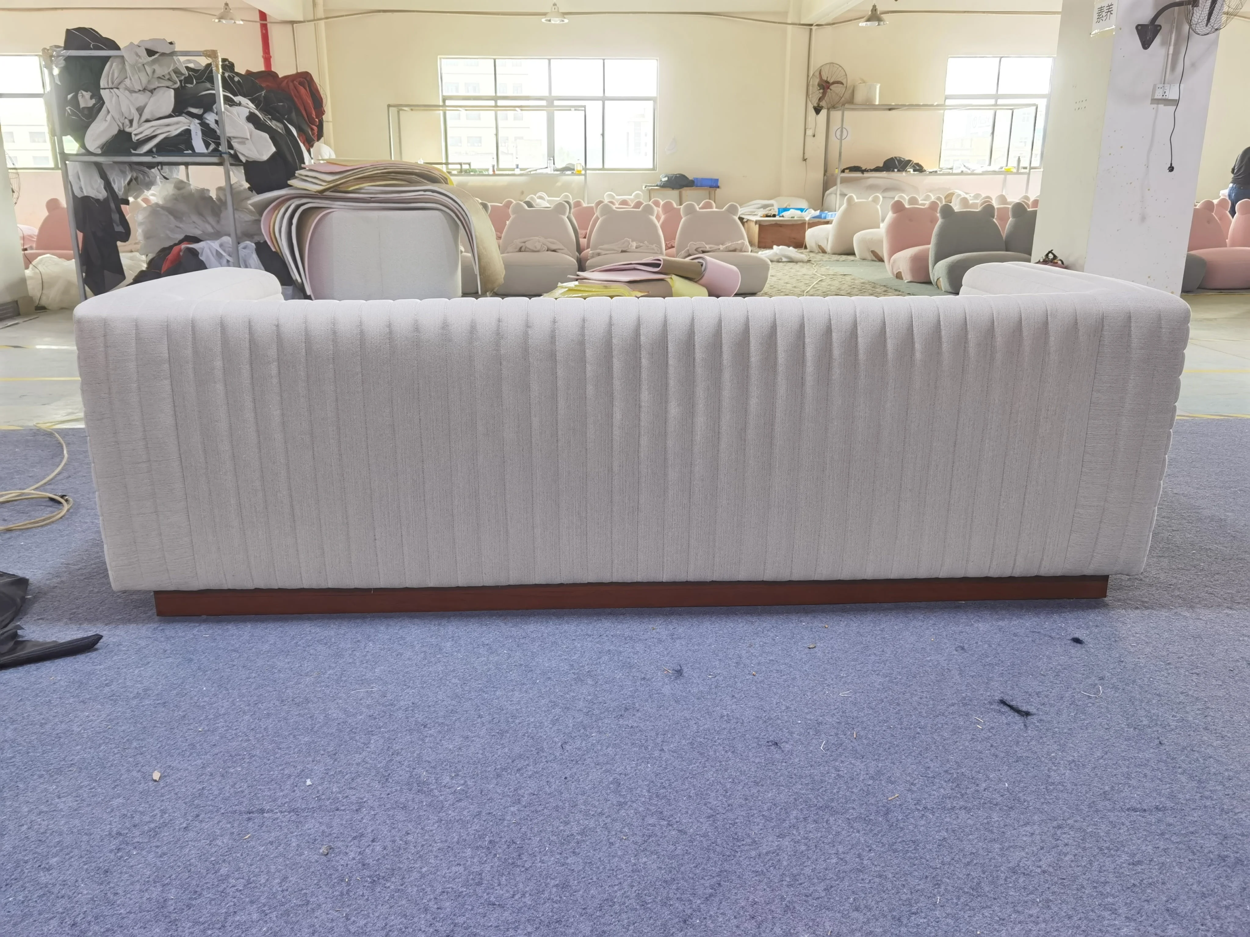 Oem Factory Microfiber Fabric Modular Sofa Velvet/Velvet Cloth Sectional Sofa For  Wohnzimmer Living room sofas