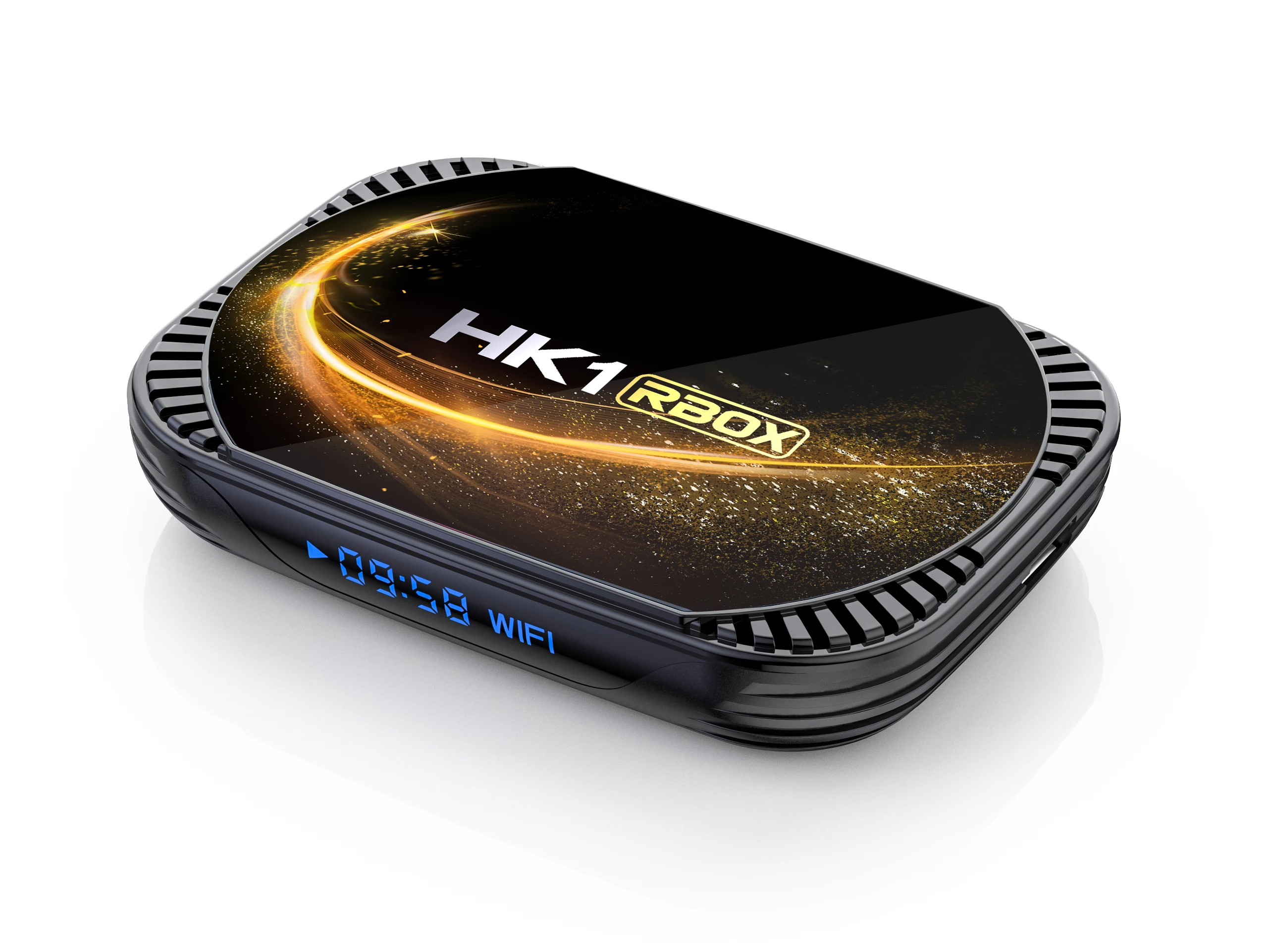 2022 New Design HK1 RBOX-X4S Amlogic S905X4 Dual WIFI android 11 4gb 64gb Quad Core 8K Support 10/100M tv box HK1