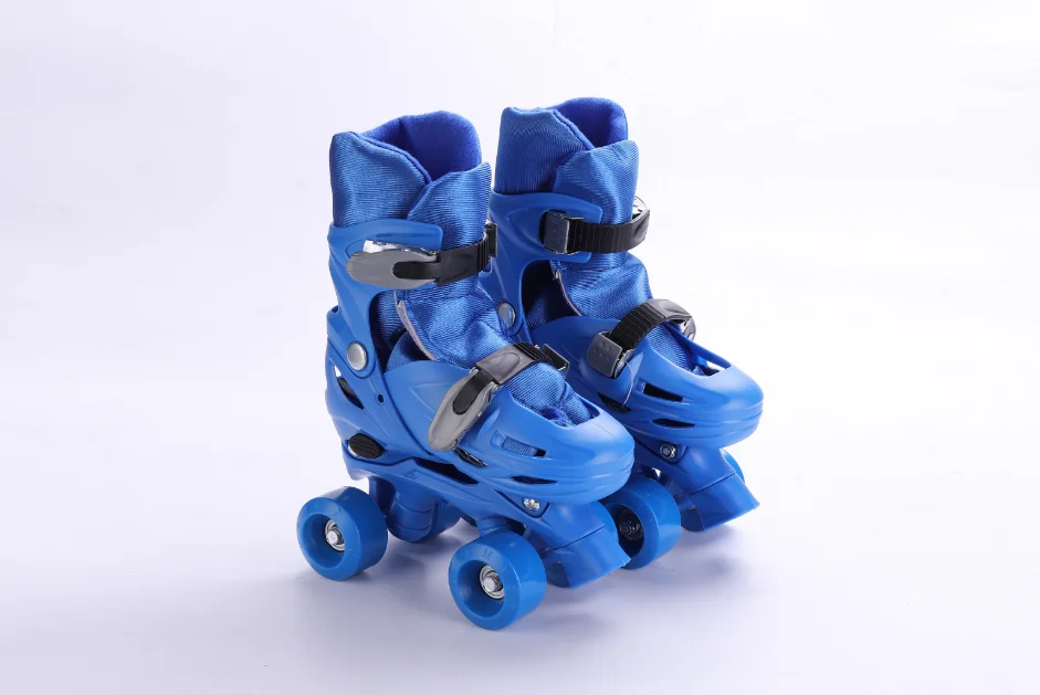 Adjustable Quad Roller Skates for Boys Durable PVC Insole Material for Both Winter and Spring Seasons