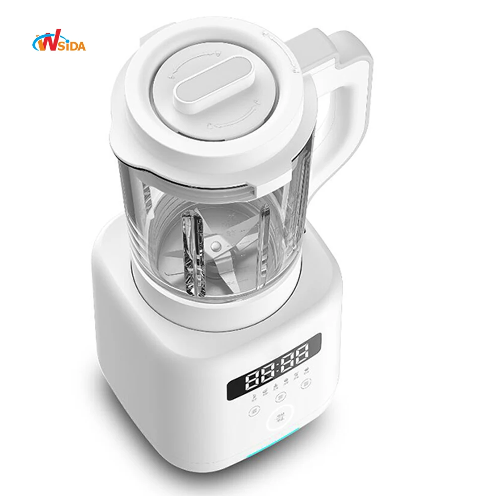 Wsida High Speed Commercial Smoothie Electric Vacuum Blender Newest Powerfull Shake Blender One Key Cleaning Immersion Blender