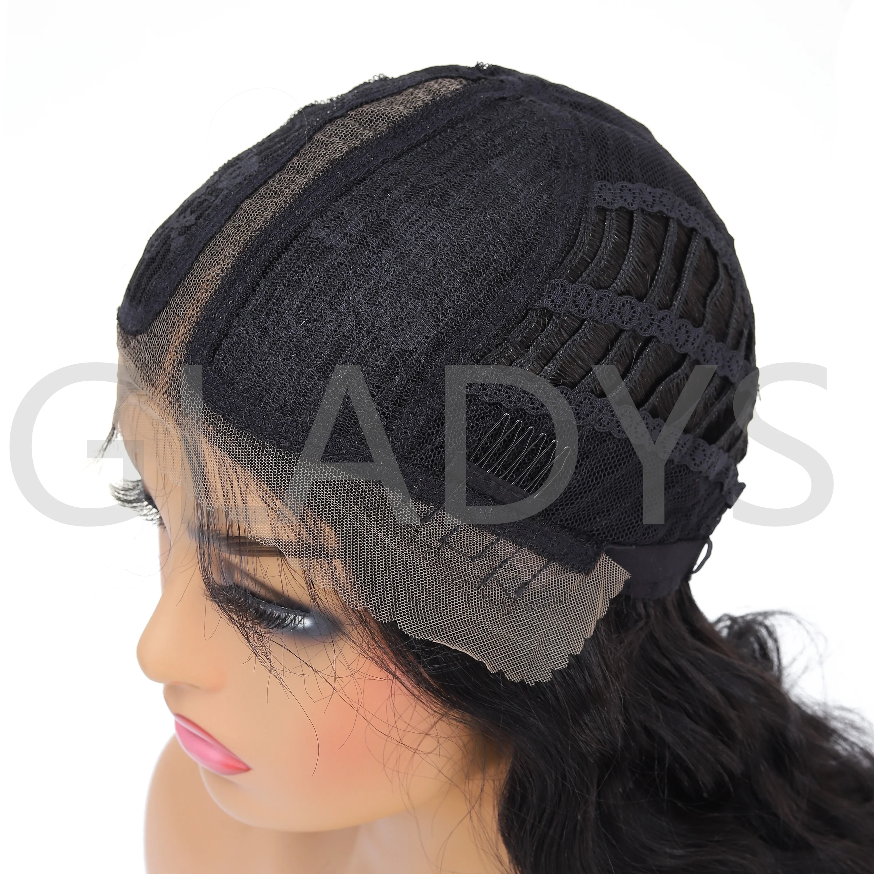 Gladys Natural Hair Wigs For Black Women Synthetic T Part Lace Front Hair Ombre Lace Front Wig Ombre Blonde Lace Front Wig