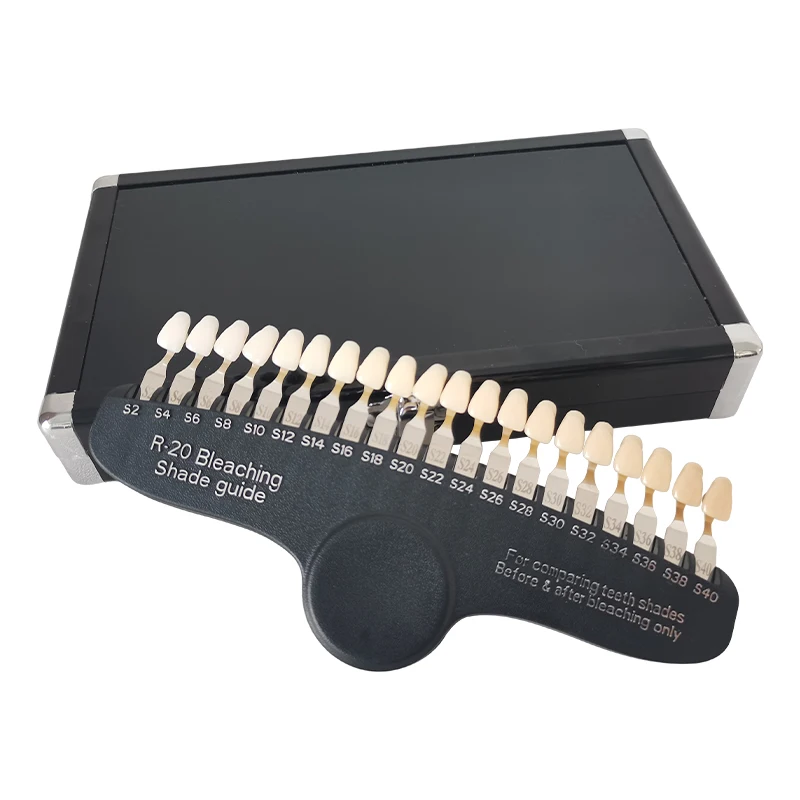 Teeth Whitening RT20 Shade Guide Dental Tooth Bleaching Shade 20 Colors Comparator