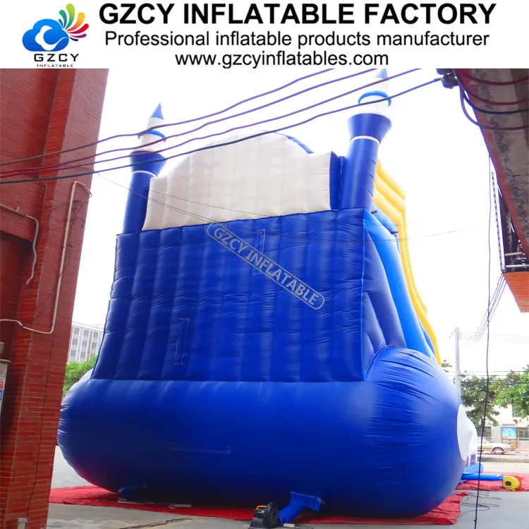 Double Track Commercial Climbing Inflatable Bouncer Slide with Arch for Home Use in Water Slides