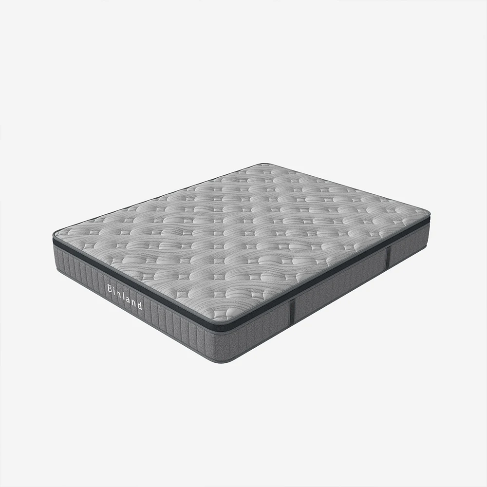 Hot Sales Colchon Popular Design Latex Mattress Matelas Wholesale Pocket Spring Hybrid Mattress Pad Double Queen King Mattress