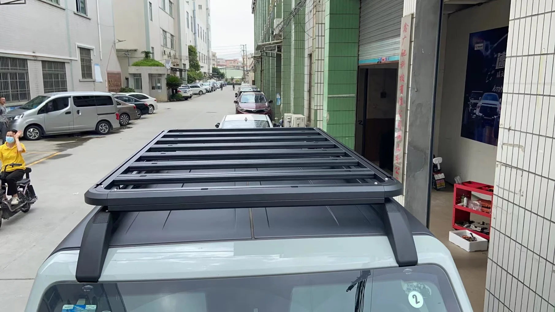 Archaic Car Styling Roof Rack For Ford Bronco 2021 4doors Aluminum Alloy Side Bars Cross Rails Roof Rack Luggage Carrier Rack