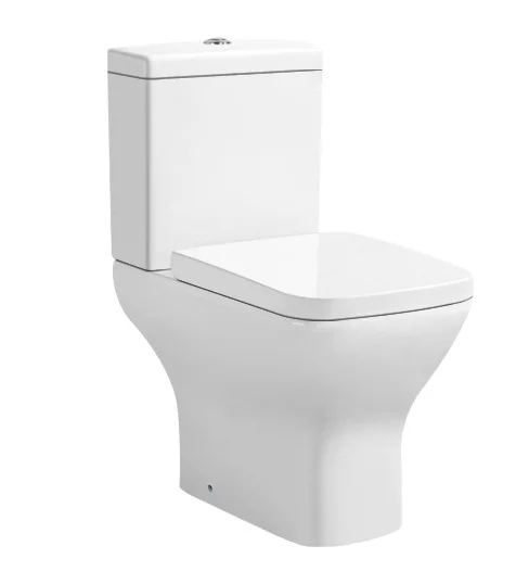 European style square shape toilet/sanitary ware square toilet two piece