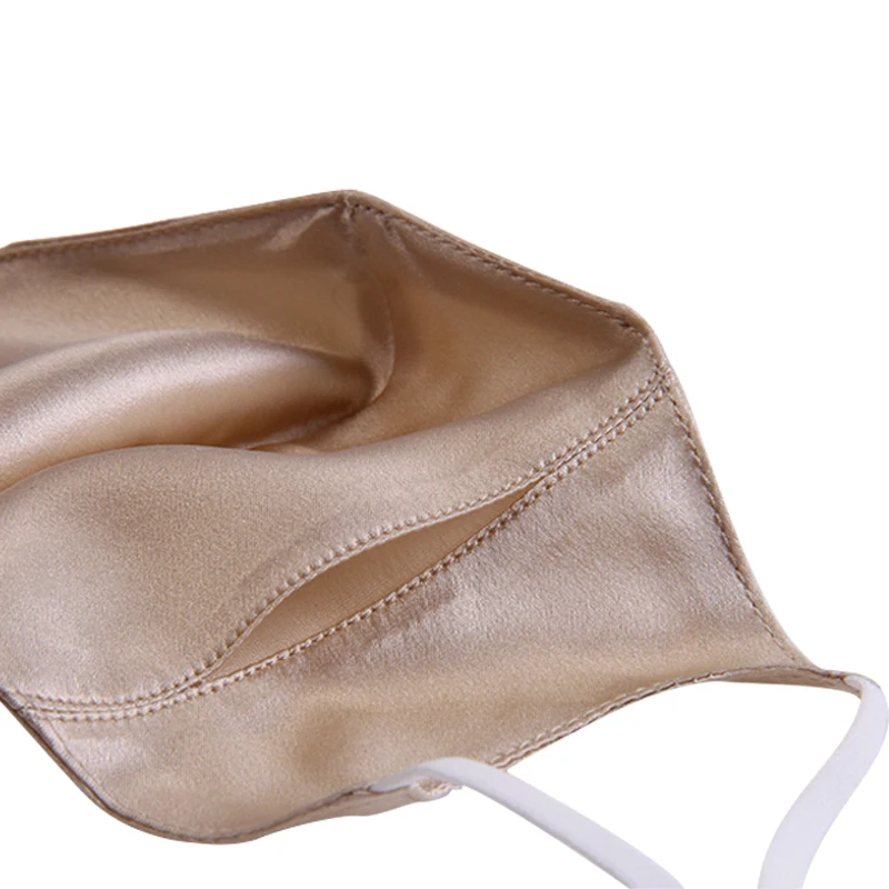 Skin Care Collagen Light Black Silk Face Mask Custom Print Healthy 100% Mulberry Silk FaceMask