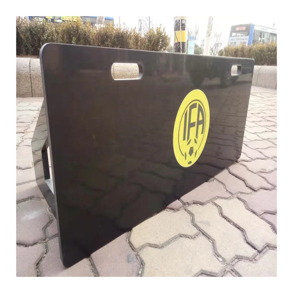 Football Field Foldable Training Equipment Soccer Football Black Wall Boards
