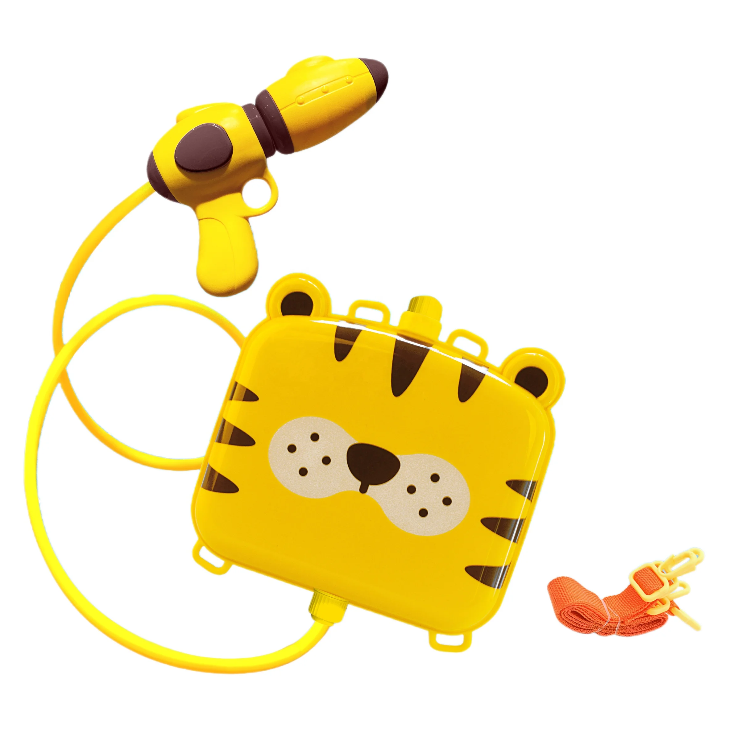 Outdoor toys Summer Children Play Water Game cartoon animals Dinosaur Water Gun Toy plastic Backpack Water Guns For Kids