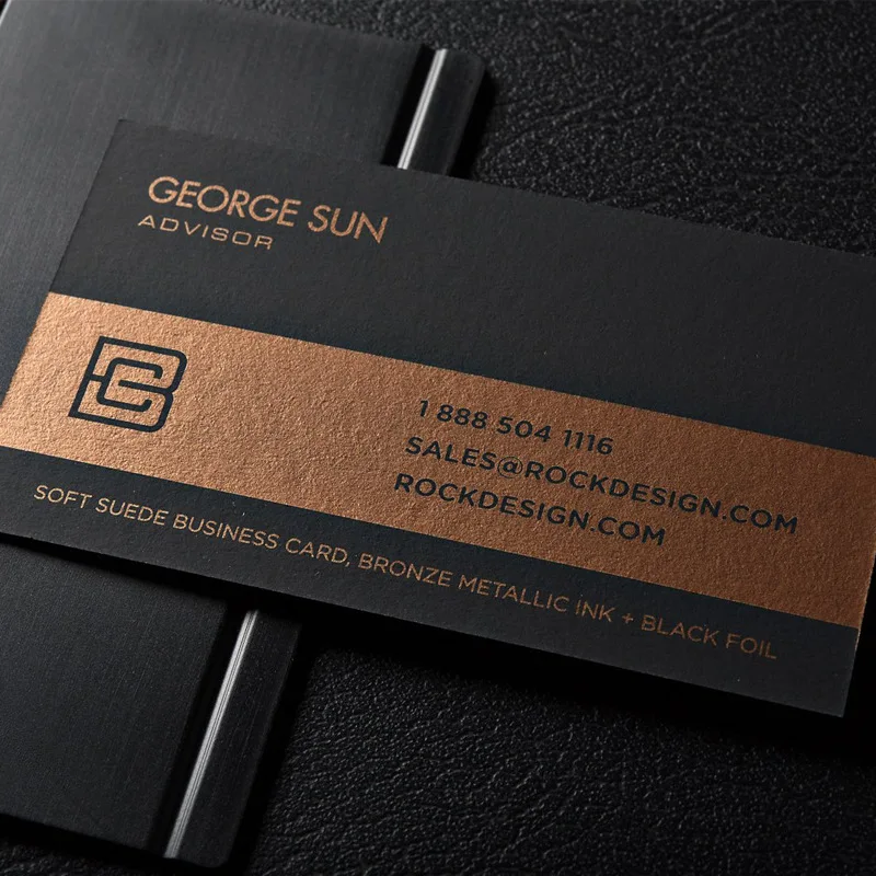 
Free design two Sides Printing advertising QR code card embossed number card customized business card 