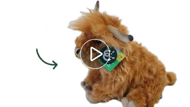 Новейшая Лидер продаж шотландская кукла из высокогорной коровы милая плюшевая мягкая игрушка имитация длинноволосой куклы