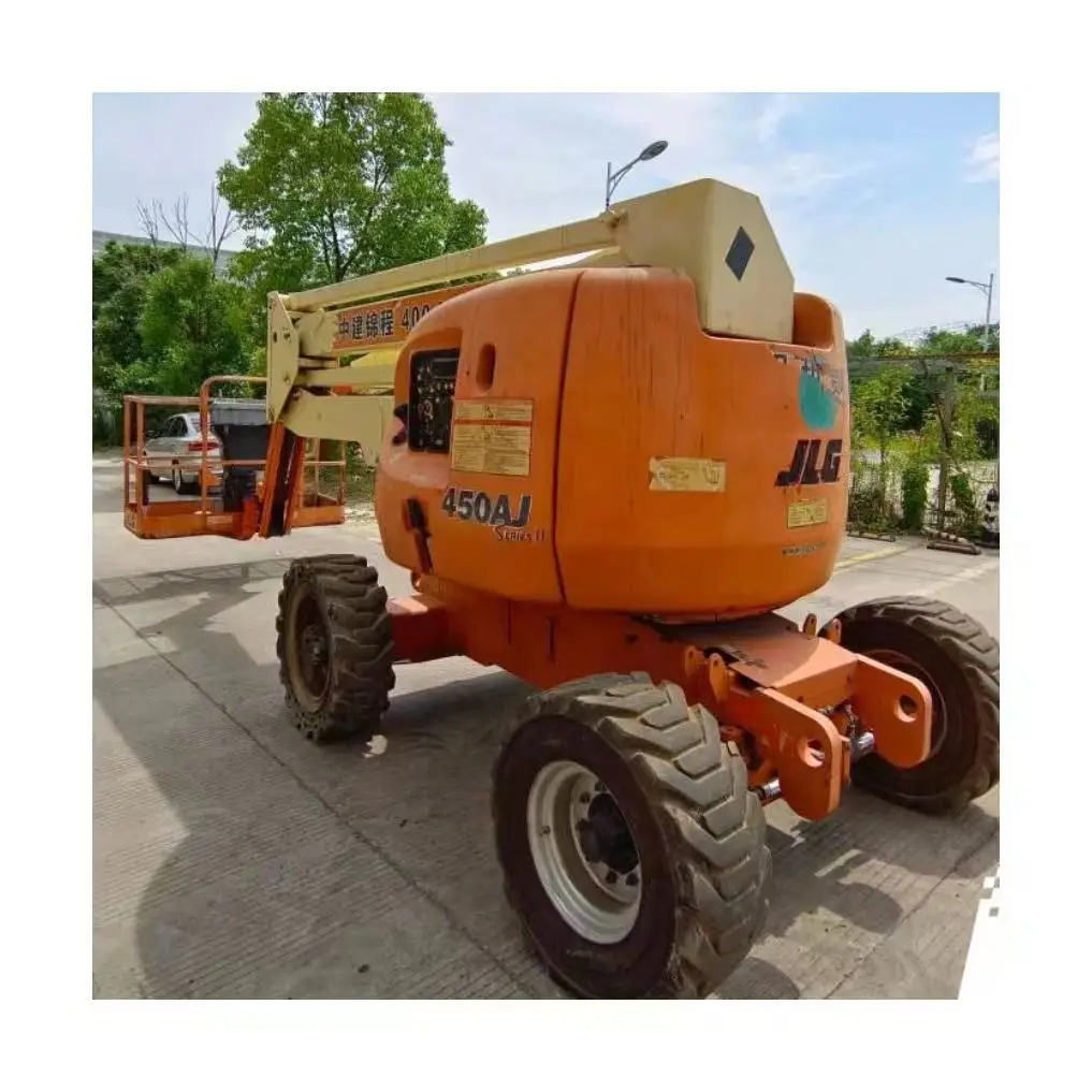 Best selling quality Articulating boom lift  solid tyre for boom lift and scissor lift from China supplier JLG450AJ for sale