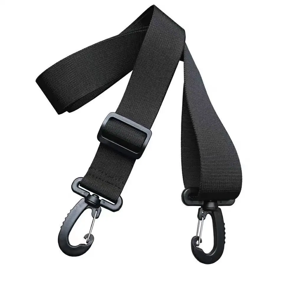 factory Direct Supply POM Rotating Iron Wire hook Buckle Plastic Strap for School Bags Luggage Backpacks with swivel Hook Type