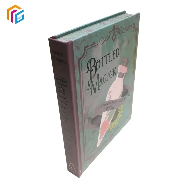 Custom Designed Print Case Bound Books Journal Full Color Cheap Custom Hardcover Book Printing