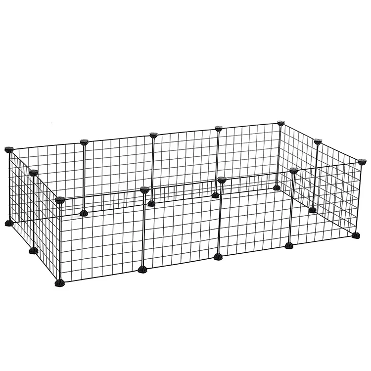 DIY Home Pet Fences Cat Crate Cave Small Animal Playpen Indoor Rabbit Cat Small Dog Fence Decorative Pet Cage