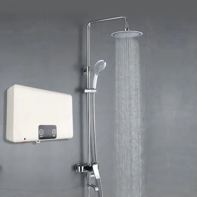 Touch Control used instant electric hot water heater tankless intelligent shower water heater