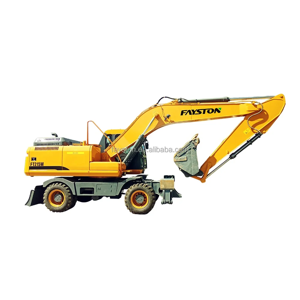 
20 ton wheel excavator with ZF hydraulic system for sale price 