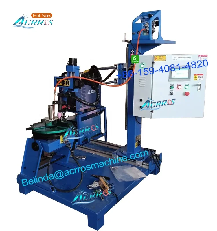Automatic Welding Manipulator pipe flange circular seam welding machine and rotating turntable 200mm chuck