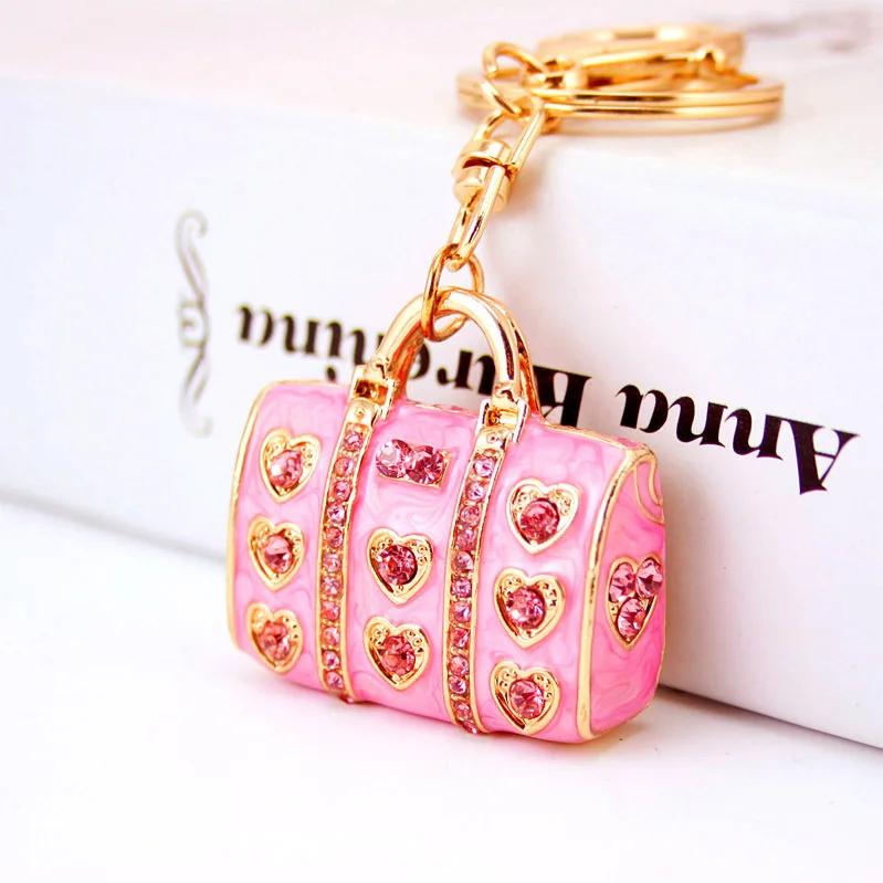 Fashion Handbag Key Chain Alloy Gold Key Chain Customized Key Chain