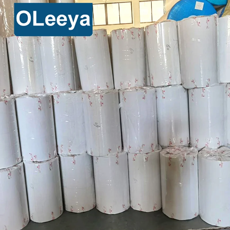 OLeeya Wholesale Silicone Hotfix Transfer Hotfix Tape Roll Material Hot Fix Motif Paper With EXW Price For Rhinestone Transfer