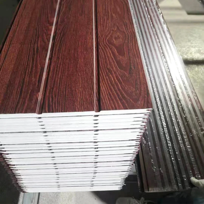 Easy to install metal wall panel siding panels exterior fire prevention metal board integrated wall panel