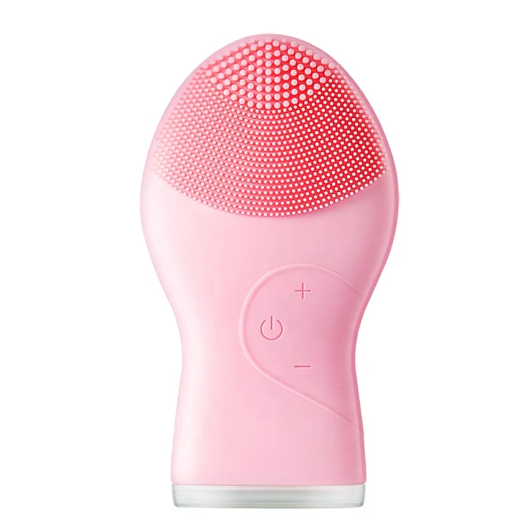 Remove Blackhead And Massage Rechargeable Sonic Silicone Face Cleaner Electric Facial Cleansing Brush for Deep Cleaning