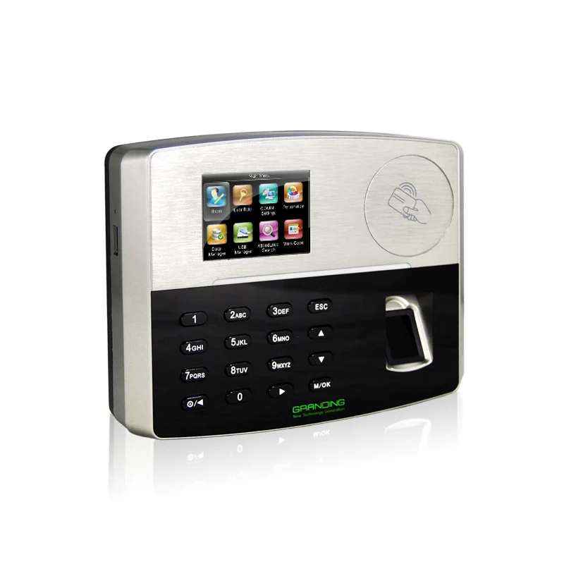 Web cloud software  backup battery bimetric device Fingerprint Time Attendance System with POE
